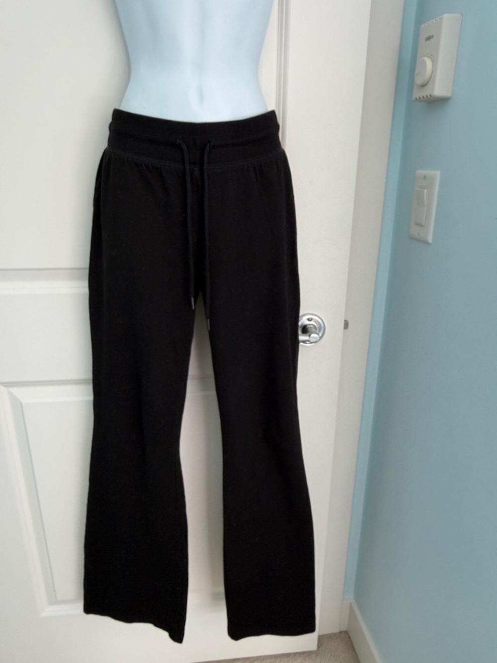 GARAGE Black Ribbed Knit Drawstring Shorts